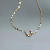 925 Silver Moon Charm Bracelet Zircon Women's Jewelry