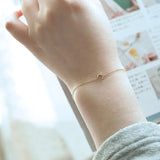 925 Silver Moon Charm Bracelet Zircon Women's Jewelry