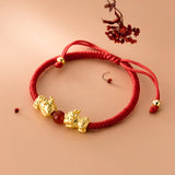 925 Sterling Silver PIXIU Charm Bracelet Women