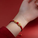 925 Sterling Silver PIXIU Charm Bracelet Women