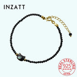 925 Sterling Silver Cat Charm Bracelet for Women