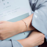 925 Silver Zircon Geometric 12 Constellations Bracelet