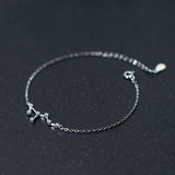 925 Silver Zircon Geometric 12 Constellations Bracelet