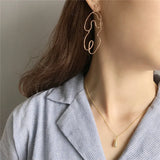 Water Drop Choker Pendant Necklace 925 Sterling Silver Women Jewelry
