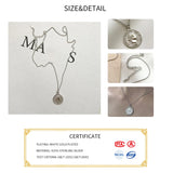Dollar Queen Pendant Necklace 925 Sterling Silver Chain Women Birthday Jewelry