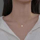 925 Silver Zircon Choker Necklace Women Fine Jewelry