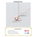 925 Silver Opal Geometric Choker Necklace Classic Jewelry