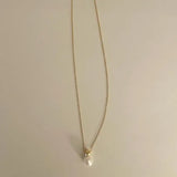 925 Silver Pearl Pendant Choker Necklace Classic Fine Jewelry