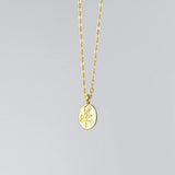 925 Silver Rose Flower Pendant Choker Necklace for Women