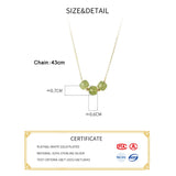 925 Silver Jade Pendant Choker Necklace Women Party Fine Jewelry
