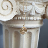 Bee Geometric Pendant Necklace 925 Sterling Silver Jewelry For Women