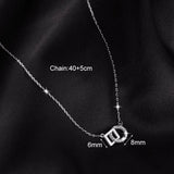 925 Silver 14K Gold-plated Zircon Choker Necklace