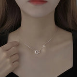 925 Silver 14K Gold-plated Zircon Choker Necklace