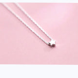 Geometric Star Pendant Necklace 925 Sterling Silver