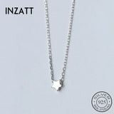 Geometric Star Pendant Necklace 925 Sterling Silver