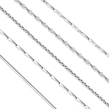 Minimalist 925 Sterling Silver Choker Necklace For Women Fine Jewelry