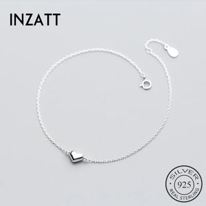 Minimalist Heart Bracelet 925 Sterling Silver Classic Gift