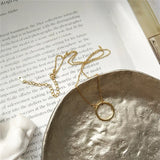Minimalist 925 Silver Round Pendant Necklace for Women