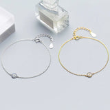 Geometric Zircon Eyes Bracelet for Women - Birthday Party Jewelry Gift