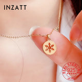 Sterling Silver Snowflake Pendant Choker Necklace 14K Plated