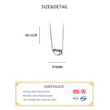 Real 925 Sterling Silver Beans Choker Necklace for Women