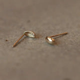 925 Sterling Silver Small Bead Stud Earrings 18k
