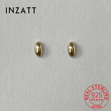 925 Sterling Silver Small Bead Stud Earrings 18k