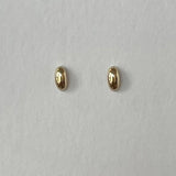 925 Sterling Silver Small Bead Stud Earrings 18k