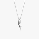925 Sterling Silver Animal Whale Pendant Choker Necklace For Women