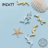 925 Silver Zircon Hollow Flower Charms Women DIY Accessories