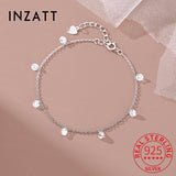 925 Sterling Silver Zircon Chain Bracelet for Women