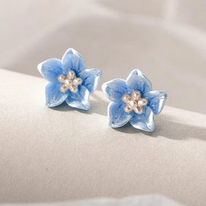 925 Sterling Silver Plant Stud Earrings for Women