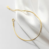 925 Sterling Silver Chain Bracelet Fine Jewelry for Women