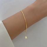 925 Sterling Silver Chain Bracelet Fine Jewelry for Women