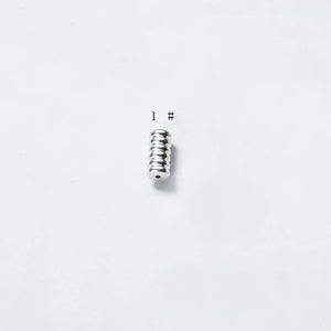 925 Silver Diversity Necklace Clasp Chain Button Charms DIY Accessories