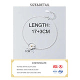 925 Silver Flower Plant Bracelet Women Party Jewelry Gift