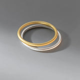 925 Sterling Silver Frosting Round Ring for Women