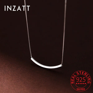 925 Silver Geometric Arc Box Chain Choker Necklace