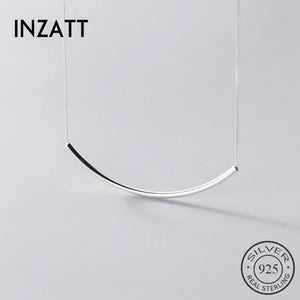 925 Silver Geometric Elbow Choker Necklace for Women Party Fine Jewelry