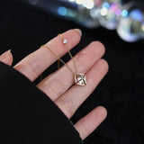 925 Sterling Silver Zircon Choker Necklace Women Classic Fine Jewelry