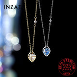 925 Sterling Silver Zircon Choker Necklace Women Classic Fine Jewelry