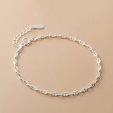 925 Silver Geometric Bracelet for Women Party Hiphop Fine Jewelry