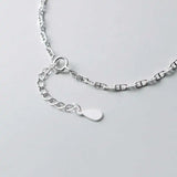 925 Silver Geometric Bracelet for Women Party Hiphop Fine Jewelry