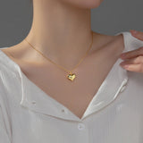 925 Silver Heart Choker Necklace for Women, Classic Fine Jewelry