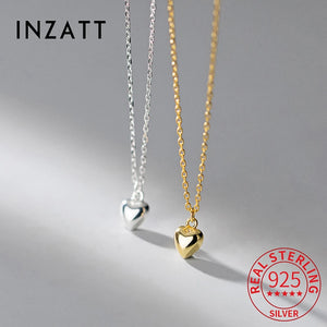 925 Silver Heart Choker Necklace for Women Fine Jewelry