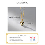 925 Silver Heart Choker Necklace for Women Fine Jewelry