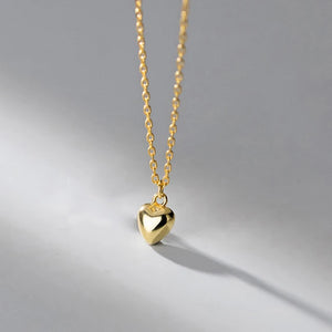 925 Silver Heart Choker Necklace for Women Fine Jewelry
