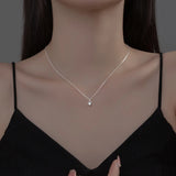 925 Silver Heart Choker Necklace for Women Fine Jewelry