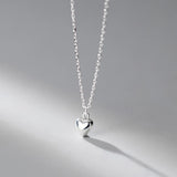 925 Silver Heart Choker Necklace for Women Fine Jewelry
