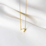 925 Silver Heart Pendant Choker Necklace Women Bohemian Jewelry